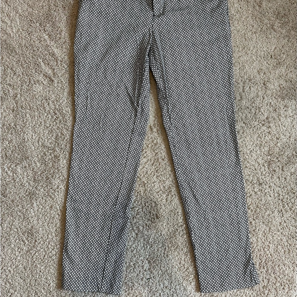 Women’s Calvin Klein Black and White Patterned Pants
